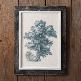 English Oak Vintage Tree Wall Art