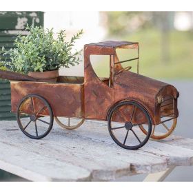 Rusty Pickup Truck Planter