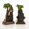 Accent Plus Monkey and Palm Tree Bookends