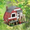 Accent Plus Wood Vintage Trailer Bird House