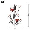 Accent Plus Red Calla Lily Wall Candle Holder