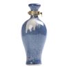 17oz Blue Ceramic Empty Wine Jar Bottle Wine Jug Small Wine Bottle Wine Vase Flask Flagon - Default