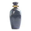 17oz Blue Ceramic Wine Vase Flask Flagon Empty Wine Jar Bottle Wine Jug Small Wine Bottle - Default