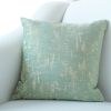 Decorative Mint and Beige Chenille Throw Pillow - as Pic