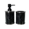 Ambrose Exquisite 2 Piece Soap Dispenser and Toothbrush Holder in Gift Box - as Pic