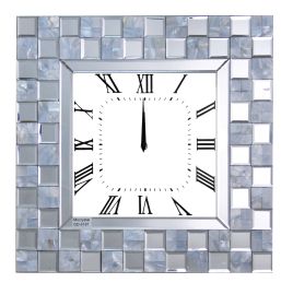 Nasa Wall Clock in Mirrored 97398