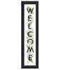 "Welcome Sign II" by House Fenway; Ready to Hang Framed Print; Black Frame - as Pic