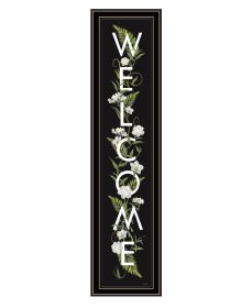 "Welcome Sign I" by House Fenway; Ready to Hang Framed Print; Black Frame - as Pic