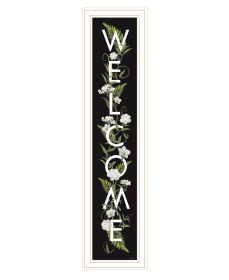 "Welcome Sign I" by House Fenway; Ready to Hang Framed Print; White Frame - as Pic