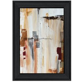 "Falling Blocks" by Cloverfield & Co; Ready to Hang Framed Print; Black Frame