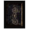 "Motor Bike Patent I" by Cloverfield & Co; Ready to Hang Framed Print; Black Frame