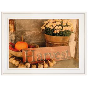 "Autumn Harvest" by Anthony Smith; Ready to Hang Framed Print; White Frame