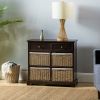 Eurytus 6 - Drawer Accent Chest with Removable Woven Baskets