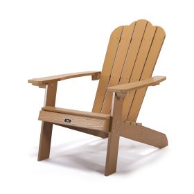 TALE Adirondack Chair Backyard Outdoor Furniture Painted Seating with Cup Holder Plastic Wood for Lawn Patio Deck Garden