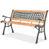 vidaXL Patio Bench 48" Wood - Brown