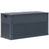 vidaXL Patio Storage Box 84.5 gal Anthracite - Anthracite