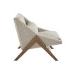 [Only support Drop Shipping Buyer] Boomerang Accent Chair - as Pic