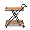 Entertainment Cart; Wood and Black