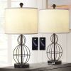 Geelke Metal USB Desk Lamp (Set of 2)