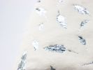 Thick Soft Faux Fur Throw Bronzing Blanket for Couch 50x60 inch - White