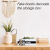 5pcs Fashion Fake Books Decoration Storage Box Luxury Simulation Books Nordic Modern Home Study Living Room Coffee Table Decor - 5pcs Set A - CN