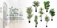 120cm Bamboo Sunflower Artificial Tree-Faux Tropical Fake Plan  Aritificial Tree for Home Decor - Living Room;  Garden;  Office Indoor/Outdoor