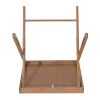 Folding Wood Portable Tray Table Stand TV Dinner Craft Snack Laptop Servicing