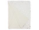 Thick Soft Faux Fur Throw Bronzing Blanket for Couch 50x60 inch - White