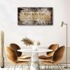 Canvas Wall Art for Bedroom - Christian Quote Sayings Wall Decor - Give it to God and go to Sleep Sign Canvas Prints;  20"X40" - 20inchesx40inches