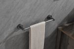 6 Piece Bathroom Towel Rack Set Wall Mount - as Pic