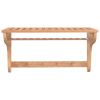 vidaXL Towel Rack 23.6"x11.8"x13.8" Solid Wood Walnut - Brown