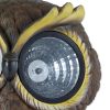 Outdoor Decor Backyard Garden Lawn Solar Garden Light - Brown - Owl 7.5In