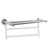 Stainless Steel Towel Rack 2 Tubes - Silver