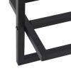 vidaXL Towel Rack Black 37.4"x9.8"x8.7" Iron - Black