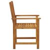 Patio Chairs 6 pcs Solid Acacia Wood - Brown