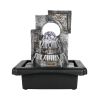 10.6inches Indoor Tabletop Water Fountain with Crystal Ball & Led Light - 10.6inches