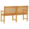 vidaXL Patio Bench 59.1" Solid Acacia Wood - Brown