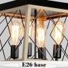 Farmhouse Chandeliers for Dining Room; Rustic Kitchen Island Light Fixture; 4-Light Industrial Kitchen Island Pendant Light Fixture