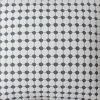 18 x 18 Handcrafted Square Cotton Accent Throw Pillow; Woven; Dotted Tile Design; White; Gray - as Pic