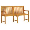 vidaXL Patio Bench 59.1" Solid Acacia Wood - Brown