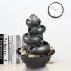 11.4inches Relaxation Water Fountain with Lights for Office and Home Decor - 11.4inches