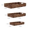 Madura Banana Leaf Trays - Set of 3; DunaWest