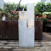 Metal Floor Indoor/Outdoor water Fountain - Freestanding Fountain with LED - as Pic