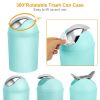 Bathroom Accessories Set 6 Pcs Bathroom Set Ensemble Complete Soap Dispenser Toothbrush Holder - Aqua