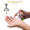 Bathroom Accessories Set 6 Pcs Bathroom Set Ensemble Complete Soap Dispenser Toothbrush Holder - Green