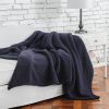 Oversided Sherpa Throw; 60&quot; x 72&quot; Ink Blue - as Pic