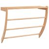 Towel Rack 23.6"x10"x19.3" Solid Wood Walnut - Brown