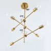 Light Sputnik Geometric Chandelier - Gold