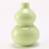 3.4oz Yellow Small Wine Jug Gourd Ceramic White Wine Jar Antique Style Empty Flask Flagon - Default