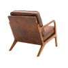 COOLMORE Wood Frame Armchair; Modern Accent Chair Lounge Chair for Living Room - pic